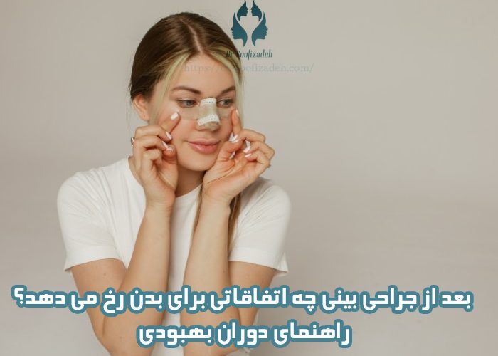 بعد از جراحی بینی چه اتفاقاتی برای بدن رخ می دهد؟ راهنمای دوران بهبودی